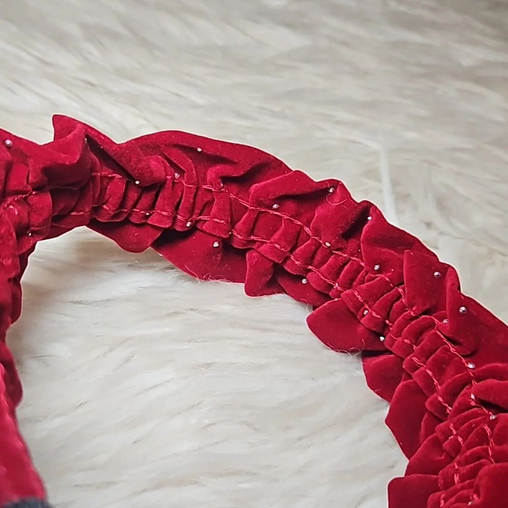 Velvet Rhinestone Headband